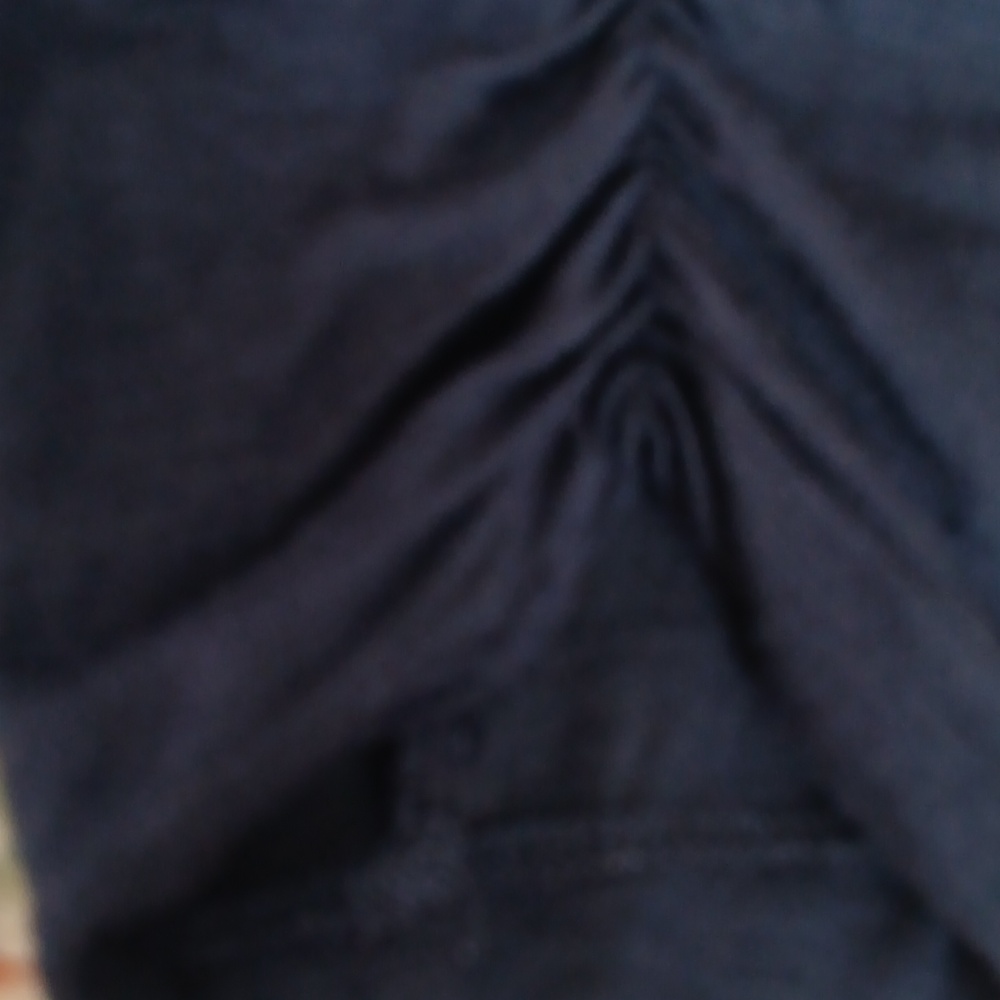 Navy Ruched Waist Size Small Jacket or Sweater.Good condition - Picture 8 of 8